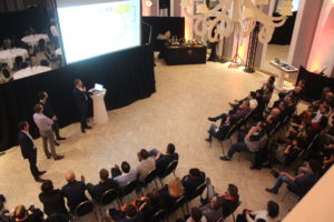 Conférence au Balcon pour Clénet Manutention avec Atmosphère Events